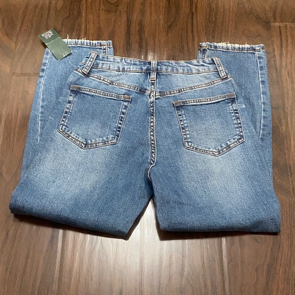 Wild Fable High Rise Mom Distressed Denim Jeans - Picture 9 of 11